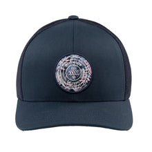 Load image into Gallery viewer, TravisMathew The Patch Floral Mens Golf Hat - Blue Nights/One Size
 - 2