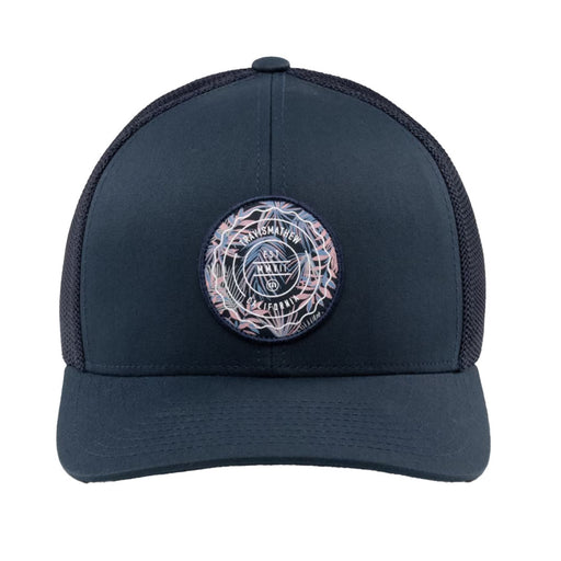 TravisMathew The Patch Floral Mens Golf Hat - Blue Nights/One Size