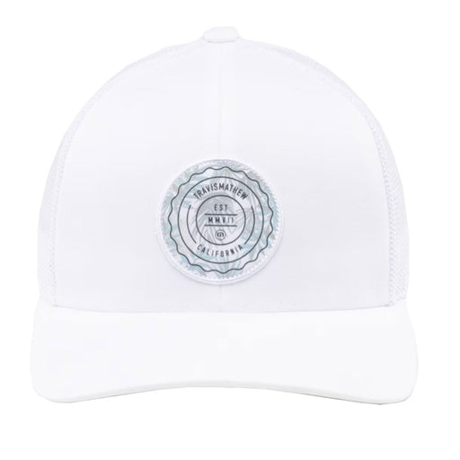 TravisMathew The Patch Floral Mens Golf Hat - White/One Size