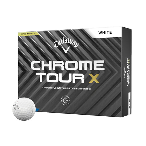 Callaway Chrome Tour X Golf Balls - Dozen - White