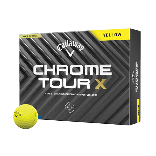 Callaway Chrome Tour X Golf Balls - Dozen - Yellow