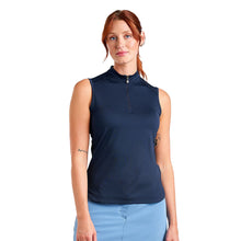 Load image into Gallery viewer, NVO Naomi II Mock Womens Sleeveless Golf Polo - Navy/XL
 - 3