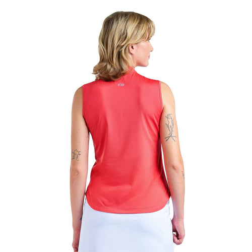 NVO Naomi II Mock Womens Sleeveless Golf Polo - 2