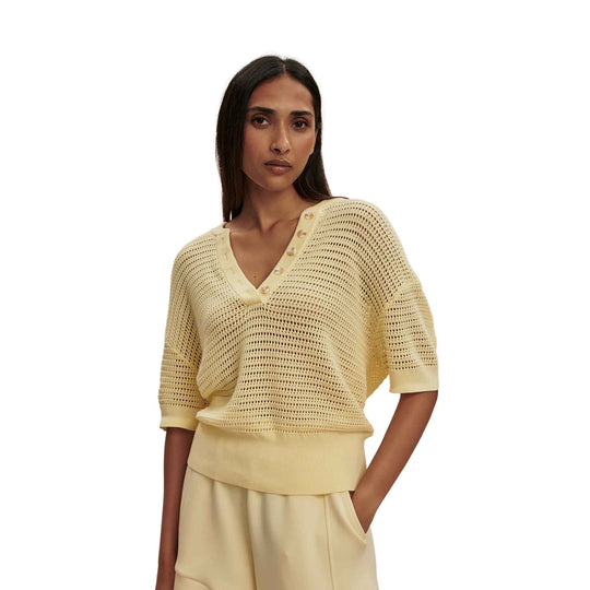 Varley Callie Womens Knit Top