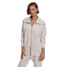 Load image into Gallery viewer, Varley Raleigh Womens Zip Through Jacket - Ivory Marl/L
 - 1