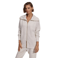 Load image into Gallery viewer, Varley Raleigh Womens Zip Through Jacket - Ivory Marl/L
 - 6