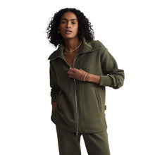Load image into Gallery viewer, Varley Raleigh Womens Zip Through Jacket - Olive Night/L
 - 4
