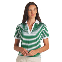 Load image into Gallery viewer, Puma Golf Everyday Stripe Womens Golf Polo - Vine/White Glow/L
 - 3