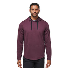 Load image into Gallery viewer, TravisMathew Upgraded Tech Mens Golf Hoodie - Hthr Mauve Wine/XL
 - 3