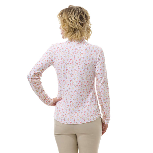 SanSoleil SolTek Lux Mock Womens Long Sleeve Sun Shirt - 2
