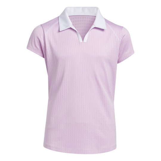 Adidas Raglan Sleeve Girls Golf Polo