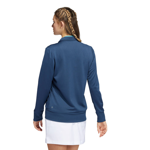Adidas Textured Womens Full Zip Golf Jacket