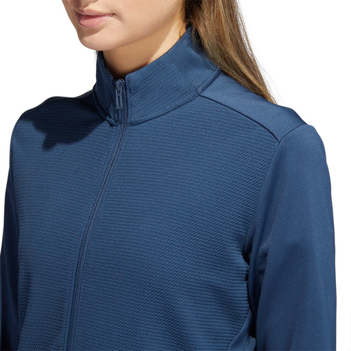 Adidas Textured Womens Full Zip Golf Jacket