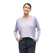 Load image into Gallery viewer, Indyeva Maud LT 3/4 Sleeve Womens Shirt - DUST PLUM 90011/L
 - 3