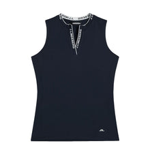 Load image into Gallery viewer, J. Lindeberg Leya Sleeveless Womens Golf Polo - JL NAVY 6855/L
 - 3