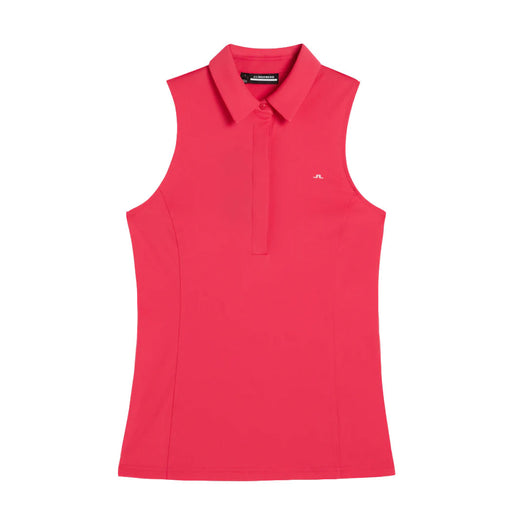 J. Lindeberg Dena Sleeveless Womens Golf Polo - AZALEA Q113/M