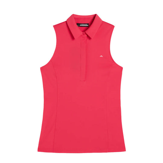 J. Lindeberg Dena Sleeveless Womens Golf Polo