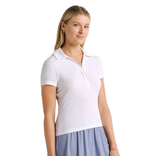 Load image into Gallery viewer, Travis Mathew Barcelona Womens Golf Polo - White 1wht/L
 - 3