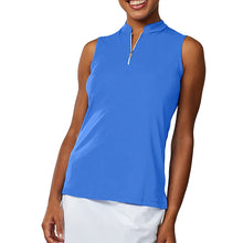 Load image into Gallery viewer, Sofibella Golf Colors Womens SL Golf Polo - Valley Blue/2X
 - 3