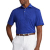 RLX Polo Golf Featherweight Blue Stripe Mens Golf Polo