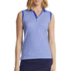 RLX Polo Golf Lightweight Airflow Sleeveless Geo Womens Golf Polo