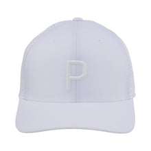 Load image into Gallery viewer, Puma Golf Tech P Mens Snapback Hat - WHITE GLOW 02/One Size
 - 5