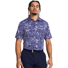 Load image into Gallery viewer, Under Armour Playoff 3.0 Print Mens Golf Polo - Navy/Celeste/XXL
 - 11