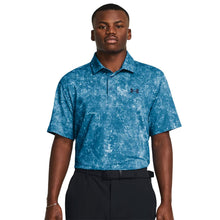 Load image into Gallery viewer, Under Armour Playoff 3.0 Print Mens Golf Polo - Photon Blue/XXL
 - 3