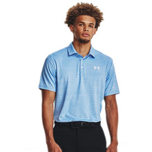Load image into Gallery viewer, Under Armour Playoff 3.0 Print Mens Golf Polo - WHT COSMIC 105/XXL
 - 15