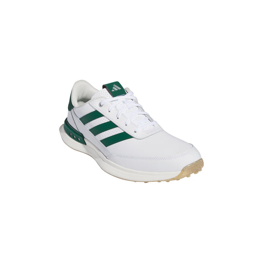 Adidas S2G Leather Spikeless Mens Golf Shoes - White/Green/Gum/D Medium/13.0