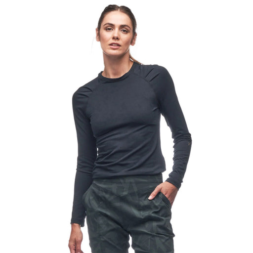 Indyeva Kora Round Neck Womens Long Sleeve Shirt - Black/L