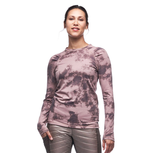 Indyeva Kora Round Neck Womens Long Sleeve Shirt - Sepia Rose Dye/L