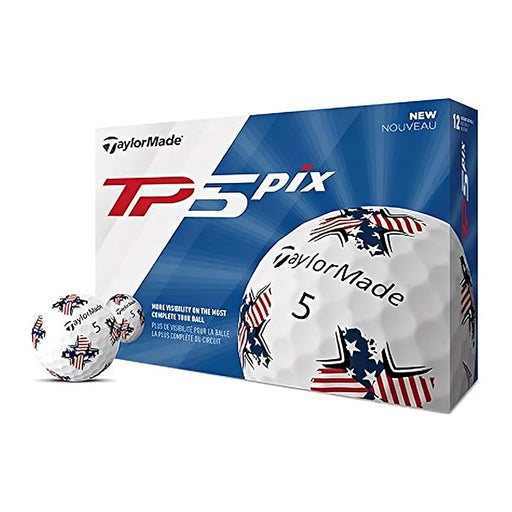 TaylorMade TP5 Golf Balls - Dozen - Pix 3.0 Usa