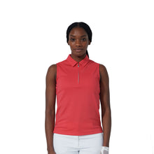Load image into Gallery viewer, Daily Sports Peoria Womens Sleeveless Golf Polo - Intense Coral/L
 - 1