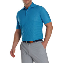 Load image into Gallery viewer, FootJoy Octagon Blue Sky Print Mens Golf Polo - Blue Sky/XXL
 - 1