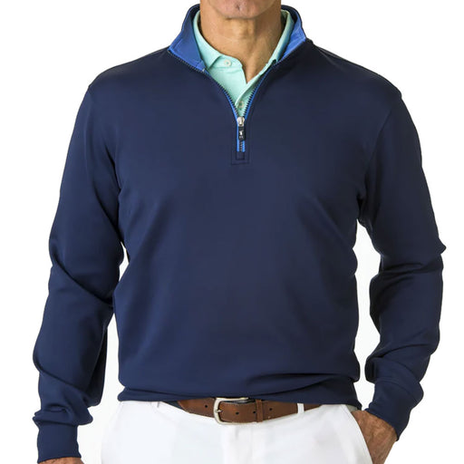 Fairway & Greene Caves Mens Golf Quarter-Zip - Marine/XXL