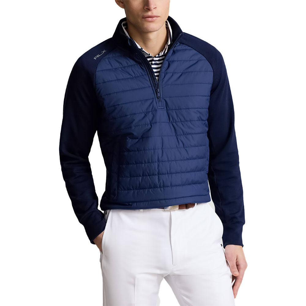 RLX Polo Heavyweight Wool Mens Half-Zip Pullover - Refined Navy/L