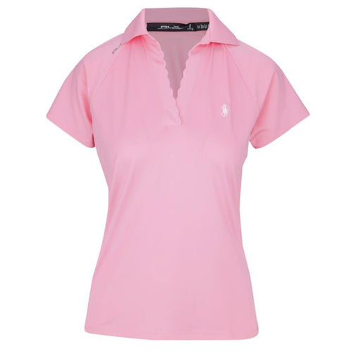 RLX Golf Polo Pique Scallop Womens SS Golf Polo - Course Pink/L