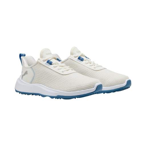 Puma Fusion Crush Sport Spikeless Womens Golf Shoe - Warm Wt/Bl Hrzn/B Medium/9.0