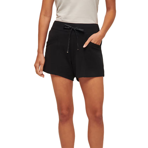 TravisMathew Friday Ponte Pocket Womens Shorts - Black/M