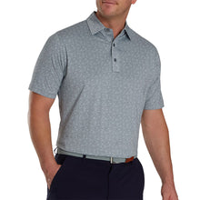 Load image into Gallery viewer, FootJoy Painted Floral Grey Mens Golf Polo - Grey/XL
 - 1