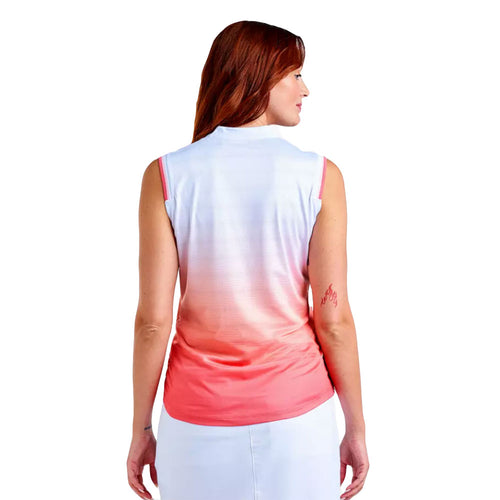 NVO Mai Mockneck Womens Sleeveless Golf Polo - 2