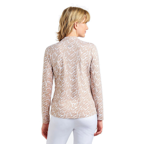 NVO Lolita Mock Neck Womens Golf Quarter-Zip Pullover - 2