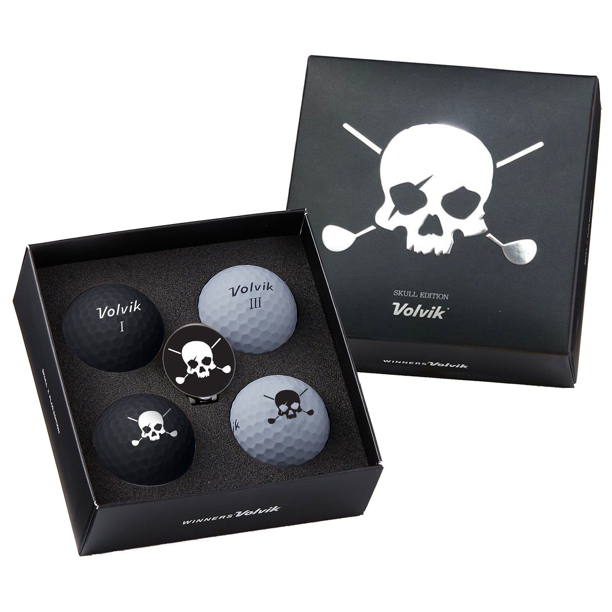 Volvik Skull and Crossbones Golf Balls - 4 Pack – Golf-Clubs.com