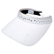 Load image into Gallery viewer, Glove It Bling Womens Visor - White/One Size
 - 3