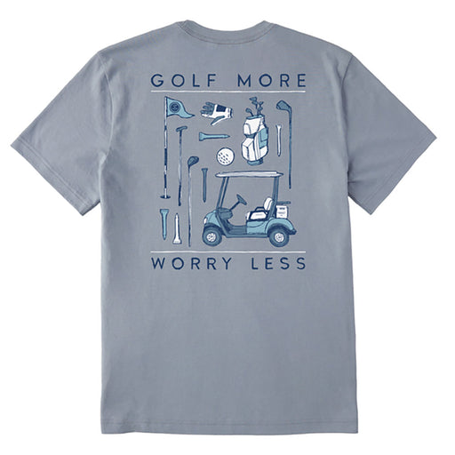 Life Is Good Golf more Worry Less Mens T-Shirt
