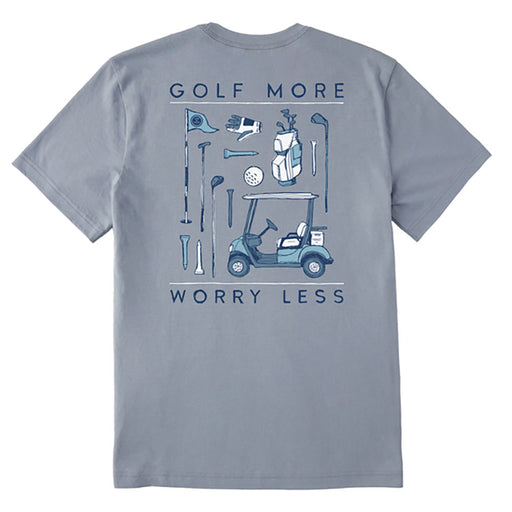 Life Is Good Golf More Worry Less Mens T-Shirt