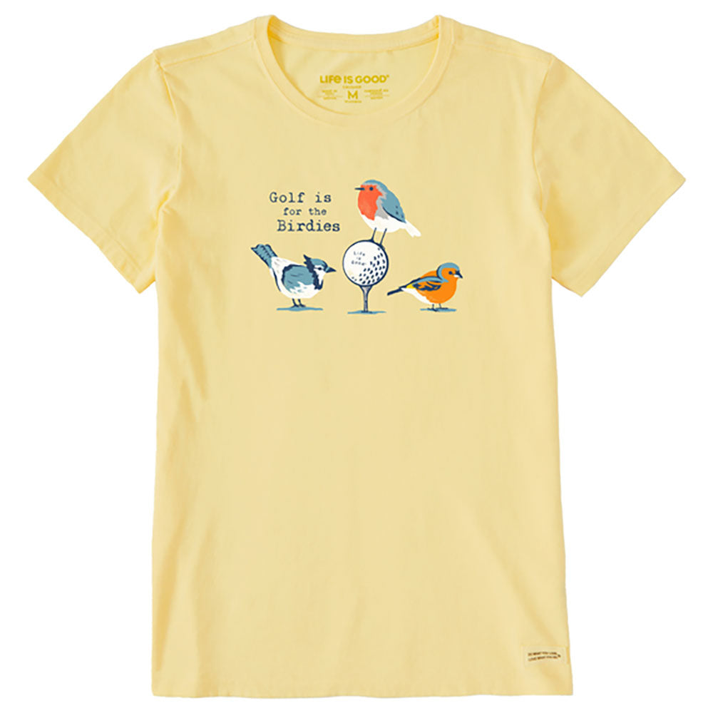 Life Is Good Golf Is For The Birdies Wmns T-Shirt - Sandy Yellow/XL