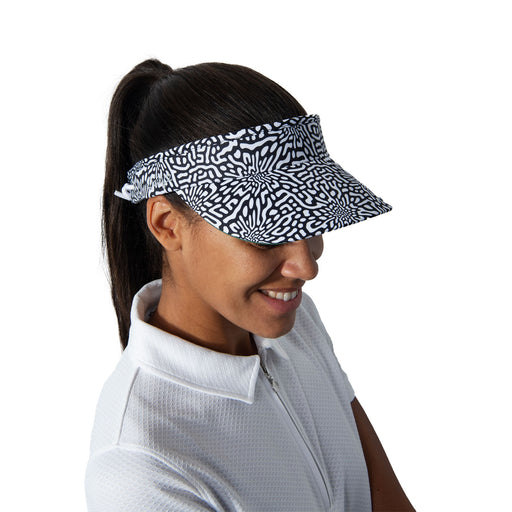 Daily Sports Anthony Womens Golf Visor - Monochrome Blk/One Size