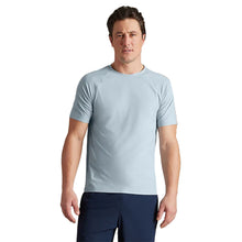 Load image into Gallery viewer, Rhone Reign Short Sleeve Mens Crew Neck - Arctc Bl/Wt Hth/XXL
 - 1